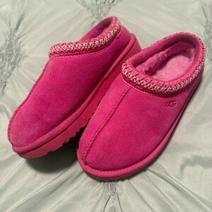 UGG Pink Suede Slippers